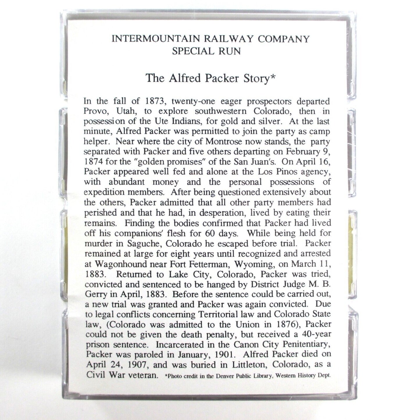 N Scale ALFRED PACKER Meat Co. 40' Reefer 4-Pack Set - Intermountain Special Run