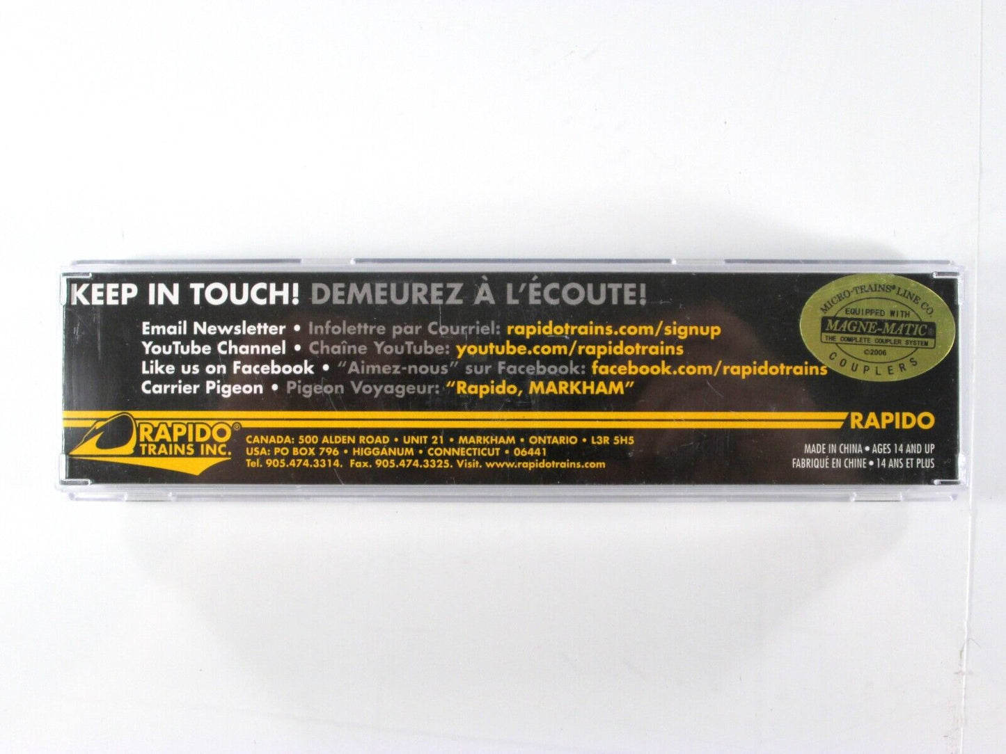 N Scale AMTRAK Phase III Baggage Express Car, AMTK 1006 --- Rapido TRAINS 506004