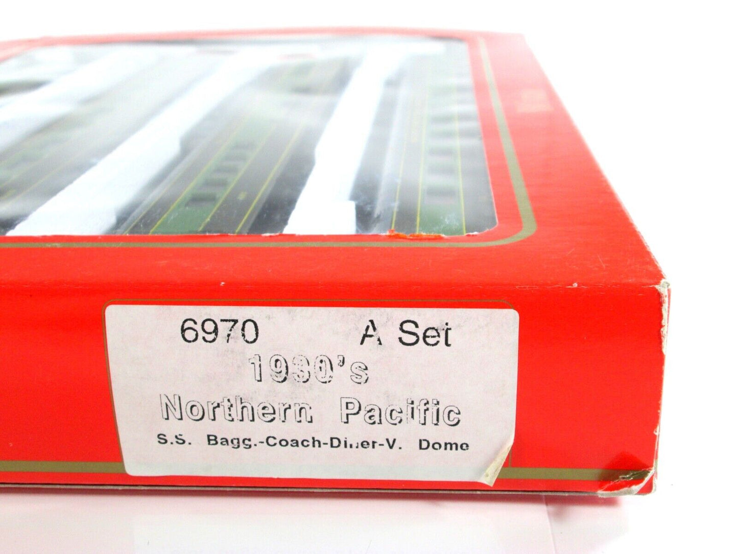 HO Scale NP Northern Pacific 1930s Lightweight Passenger Set A -- Rivarossi 6970