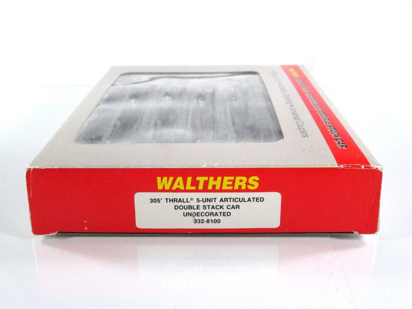 N SCALE Undecorated Thrall 5-Unit Articulated Well Stack Car - Walthers 932-8100