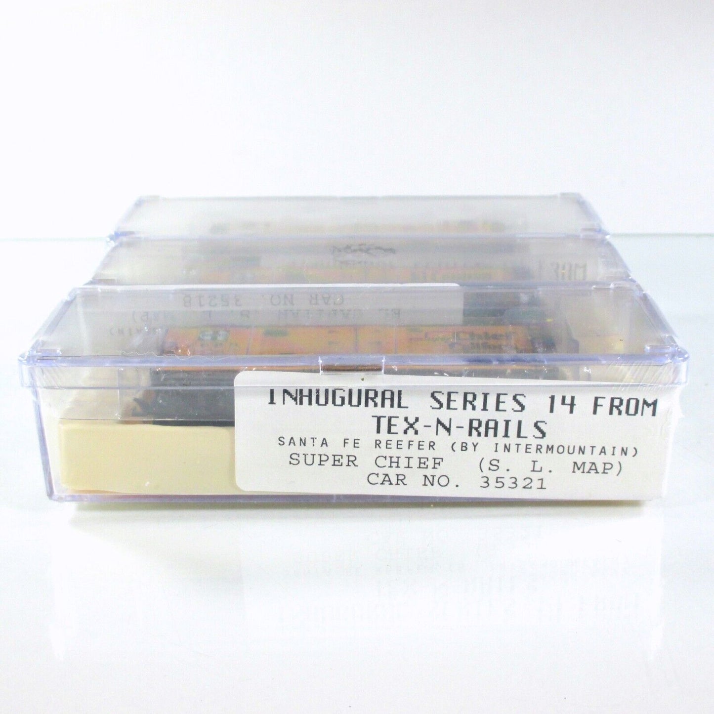 N Scale **ATSF Reefer** 3-Car Set - Intermountain / Tex-N-Rails Series 14 **RARE