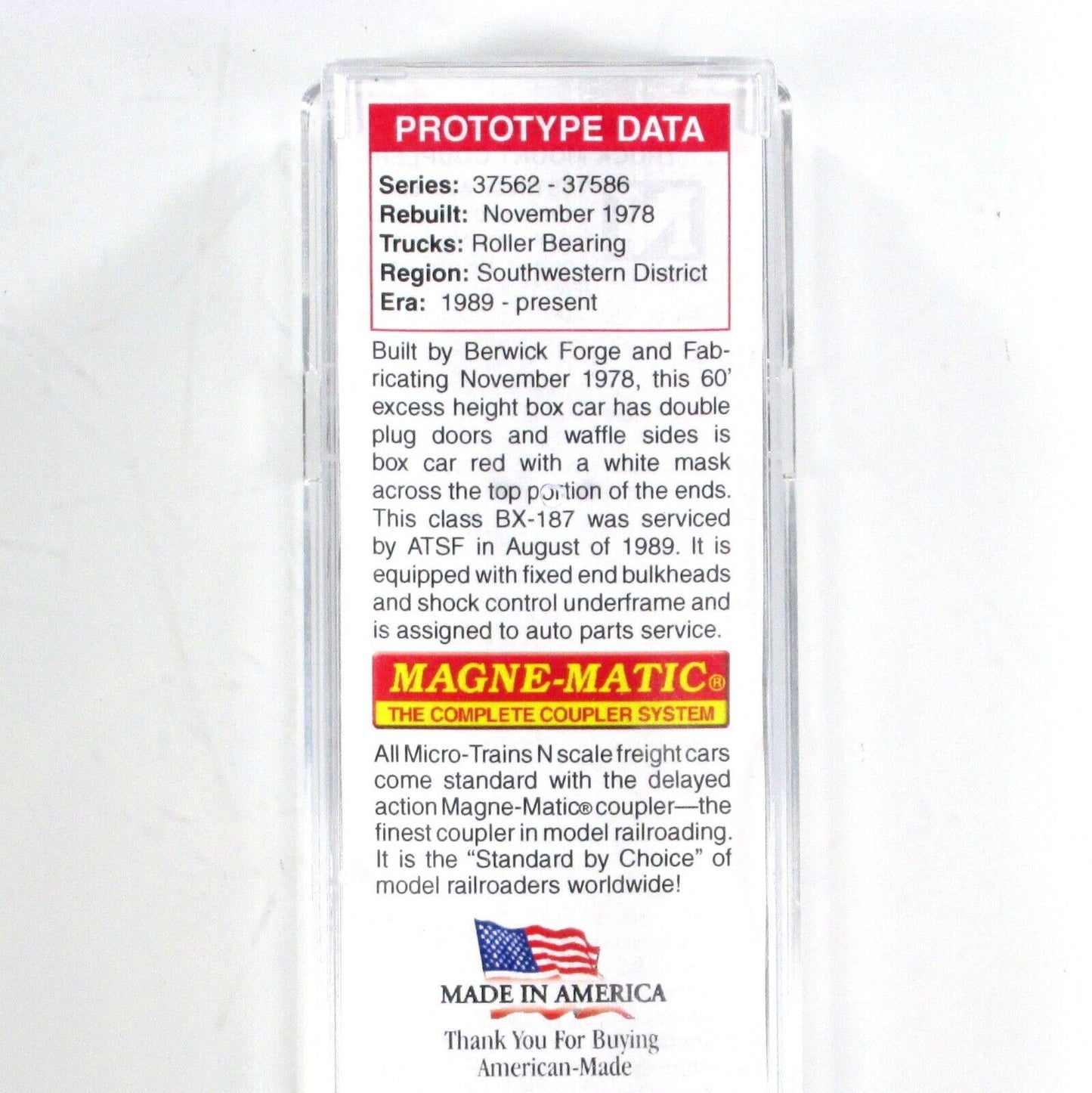 N Scale ***SANTA FE*** Weathered & Graffiti 60' Box Car -- Micro Trains 10344060