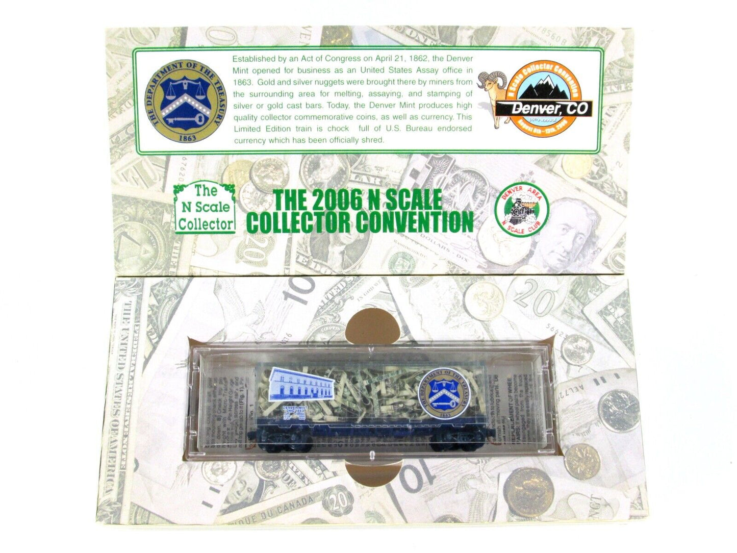 N Scale ***DENVER MINT*** Transparent Box Car - Micro Trains NSC Special ***RARE