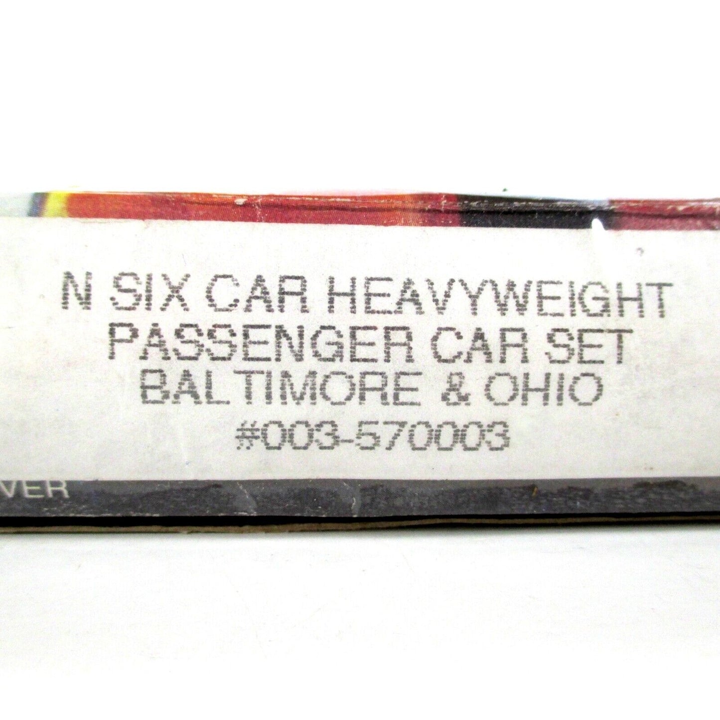 N Scale BALTIMORE & OHIO Heavyweight Passenger 6-Car Set ---- Con-Cor 003-570003