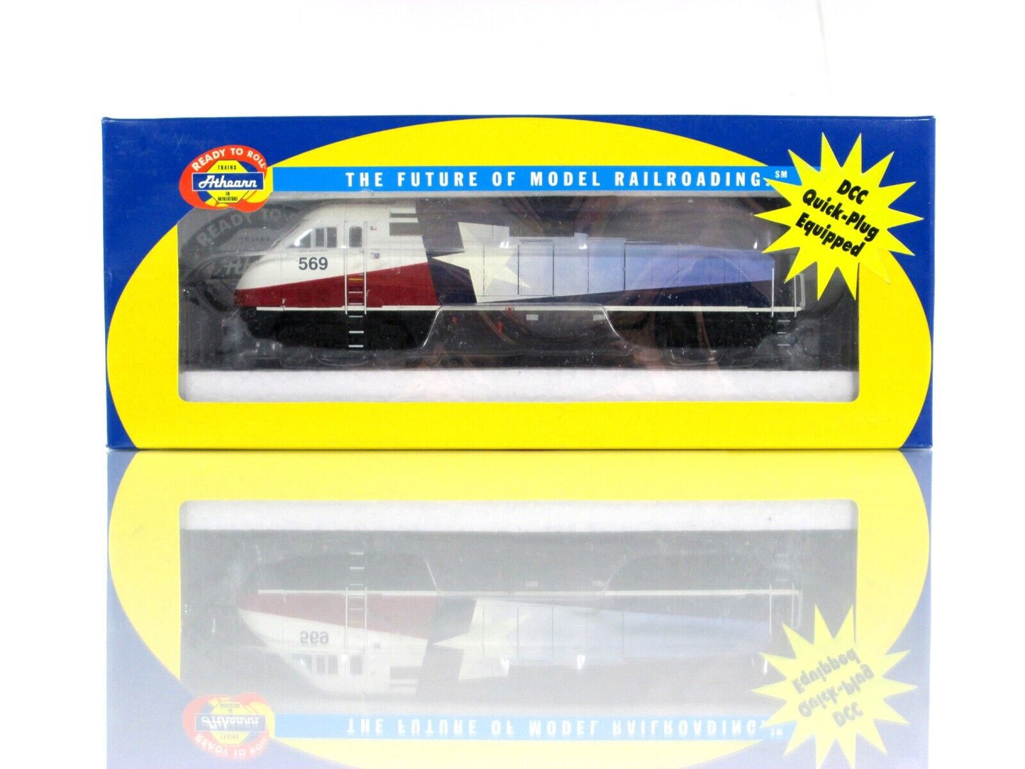 HO Scale *DALLAS TRINITY RAIL EXPRESS* F59PHI, TRE 569 -Athearn 26313 DCC Ready