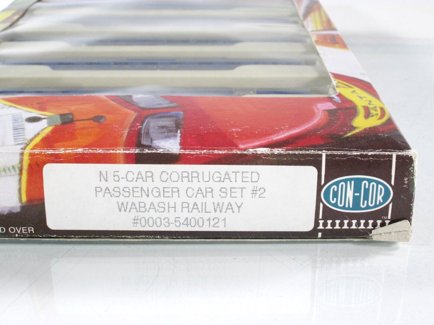 N Scale **WABASH** Lightweight Passenger 5-Car Set 2 -Con-Cor 5400121, MTL Cplrs