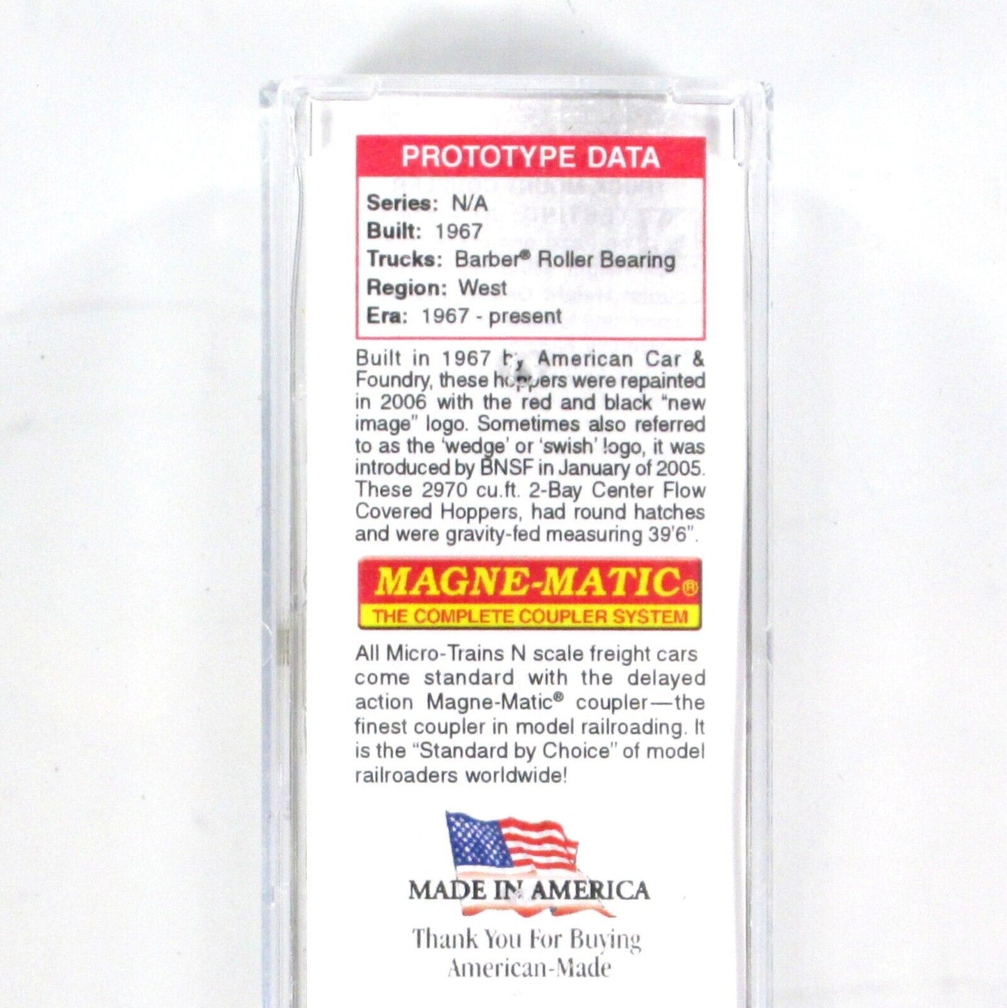 N Scale ***BNSF*** Weathered & Graffiti Hopper - #405436 - Micro Trains 09244281