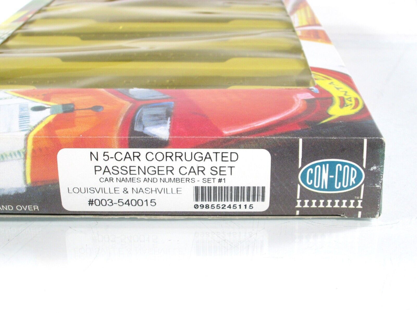 N Scale **LOUISVILLE NASHVILLE* Ltweight Passenger 5-Car Set 1 - Con-Cor 540015