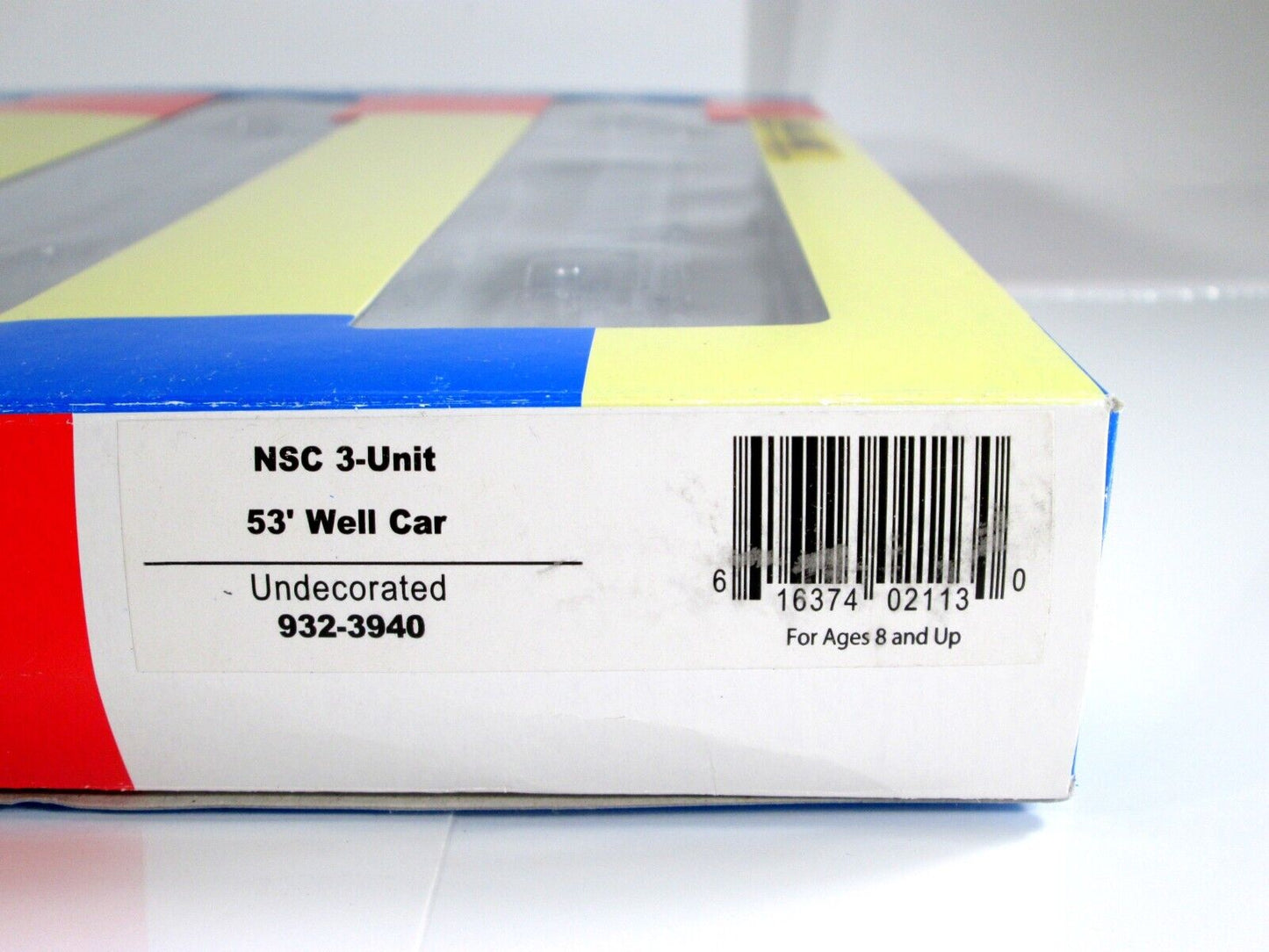 HO SCALE --- NSC 53' Double Stack Well Car 3-Unit Set --- Walthers GOLD 932-3940