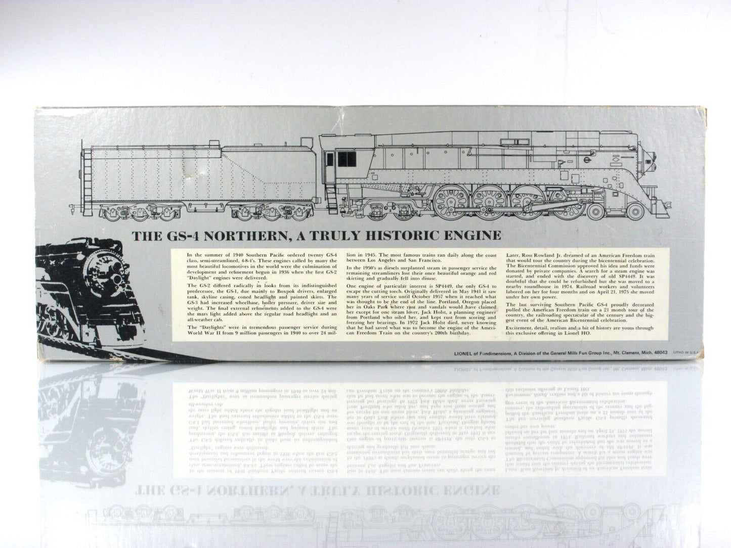 HO Scale *AMERICAN FREEDOM TRAIN* GS-4 Northern Locomotive, AFT #4449 --- LIONEL