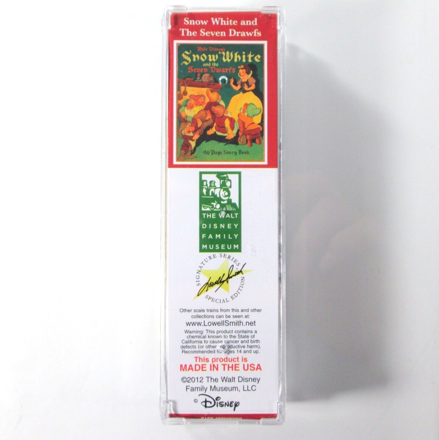 N Scale DISNEY Christmas 2012 SNOW WHITE Box Car **SIGNED** Lowell Smith / MTL