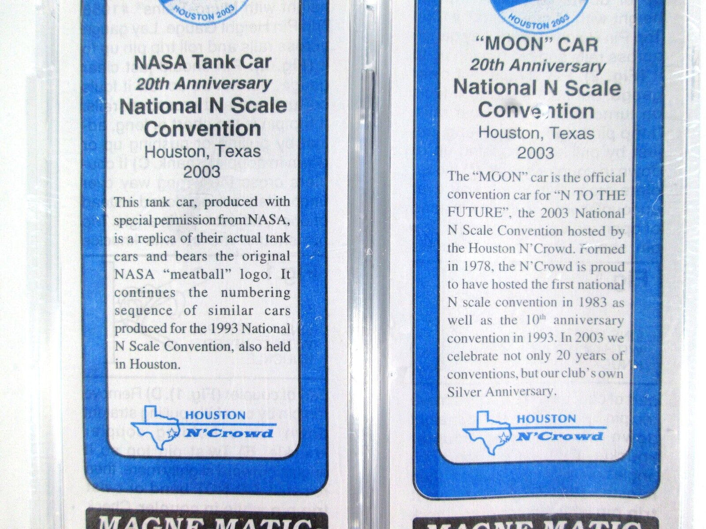 N Scale **N to the FUTURE** NASA Tank, Moon Box Car Set - Micro Trains Special