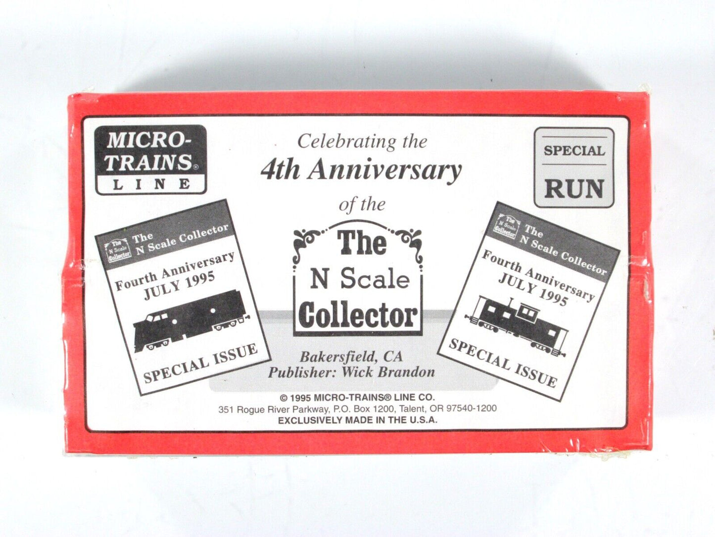 N Scale **EXPRESS SERVICE** Box Car Set - NSC 4, 1995 - Micro Trains Special Run