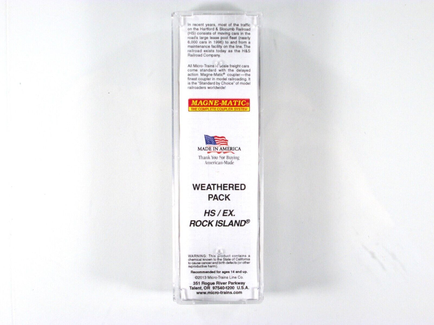 N Scale *ROCK ISLAND* Weathered Graffiti Box Car HS #5723 -Micro Trains 02552019