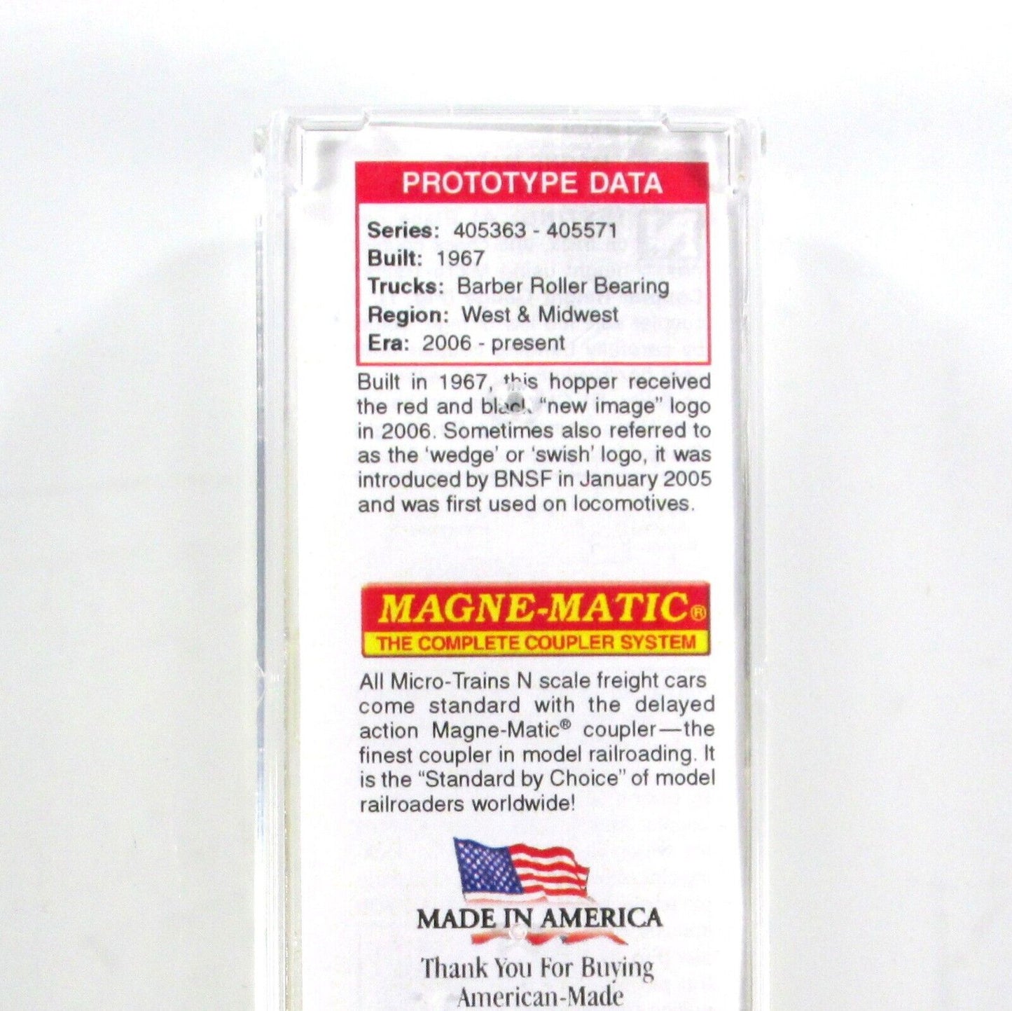 N Scale **BNSF** Weathered & Graffiti ACF Hopper #405492 - Micro Trains 09244280