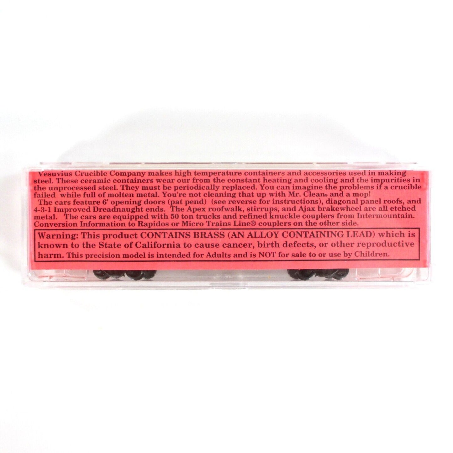 N Scale ***VESUVIUS CRUCIBLE** 40' Box Car -- VCBX #1009 -- Deluxe 141901 **Rare