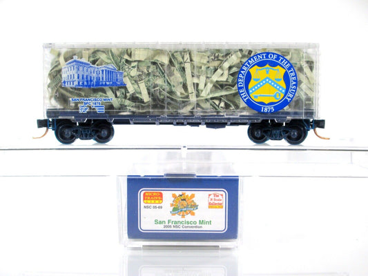 N Scale ***SAN FRANCISCO MINT*** Transparent Box Car - Micro Trains, NSC Special