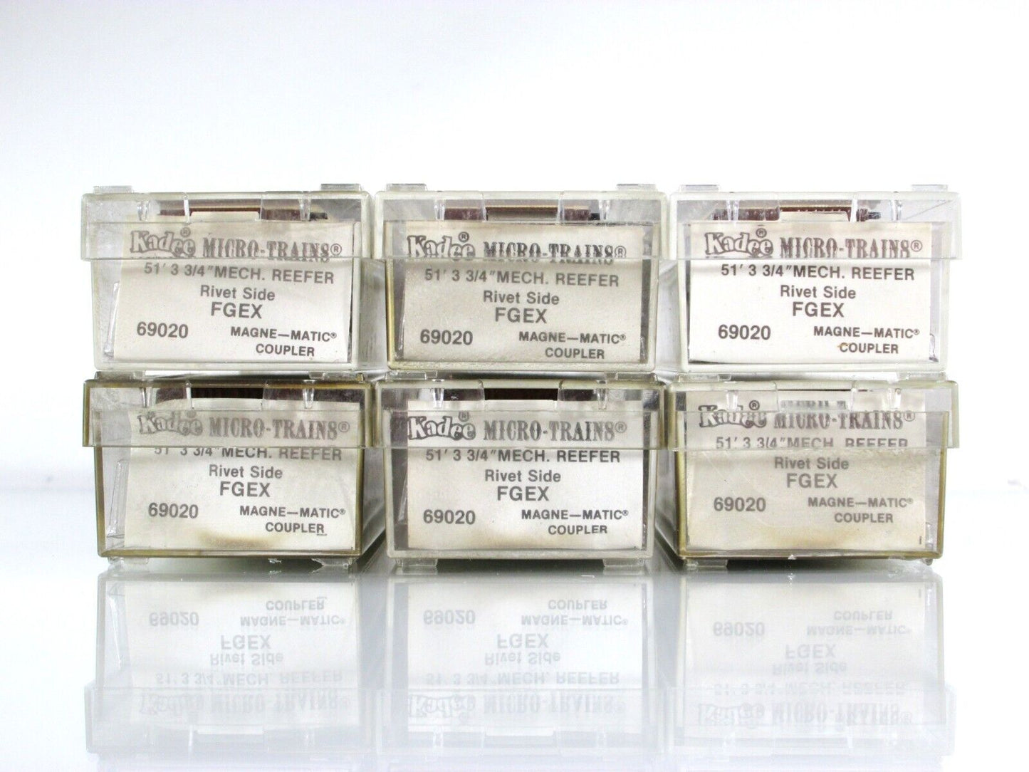 N Scale **FRUIT GROWERS EXPRESS** 51' Reefer 6-Car Set -Kadee Micro Trains 69022