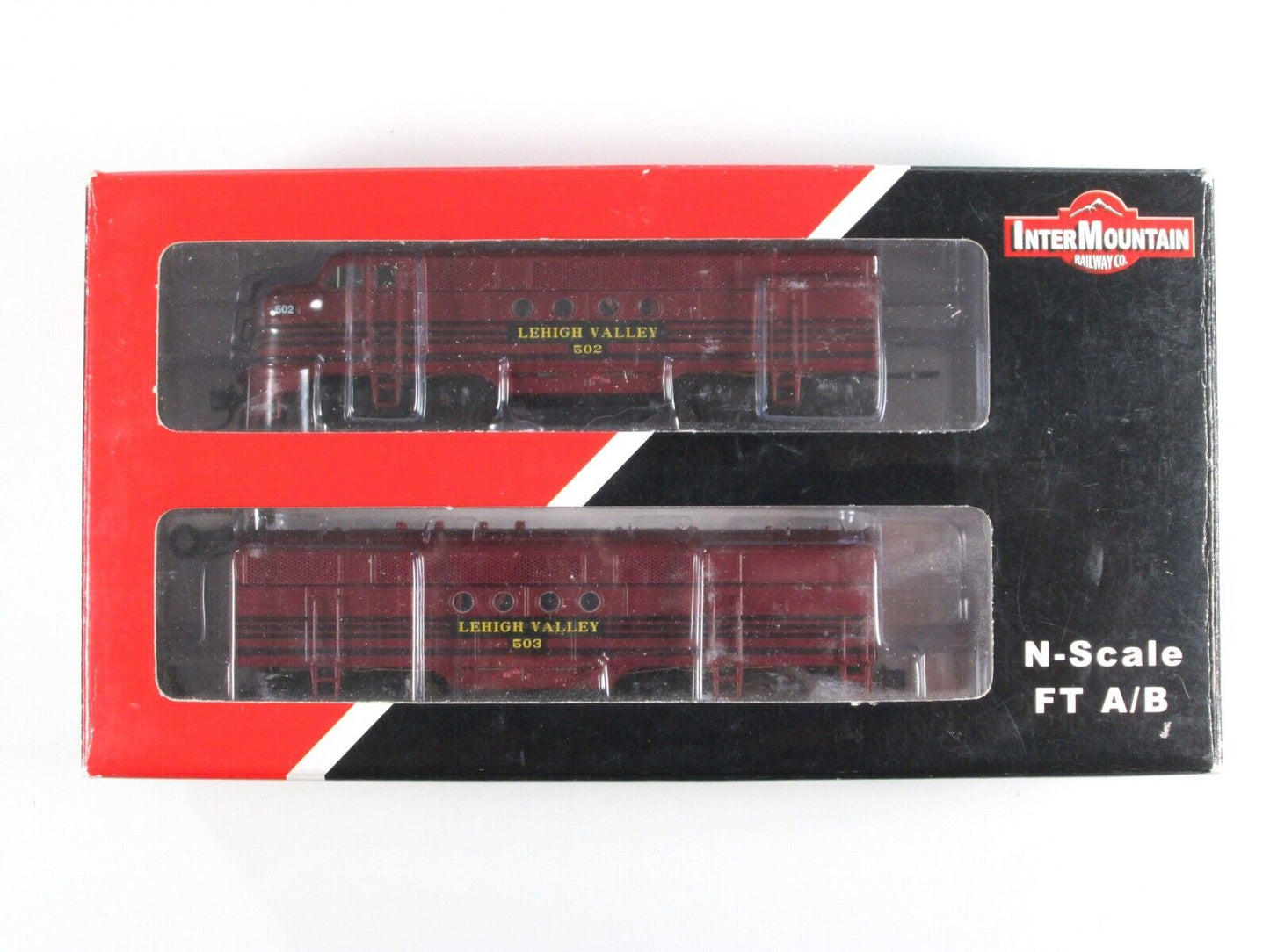 N Scale **LEHIGH VALLEY** EMD FT A/B #502,503 -- Intermountain 69020-02, DCC Rdy