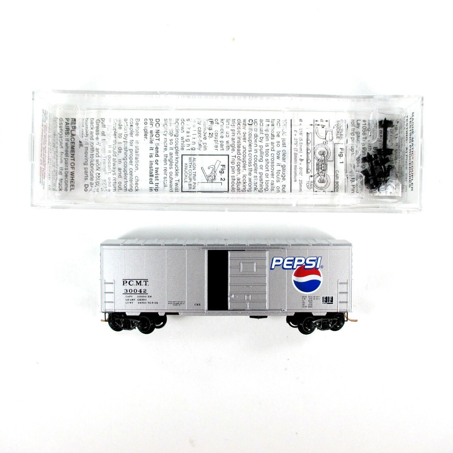 N Scale PEPSI-COLA 40' Billboard Box Car ---- PCMT 30042 ---- Micro Trains 24300