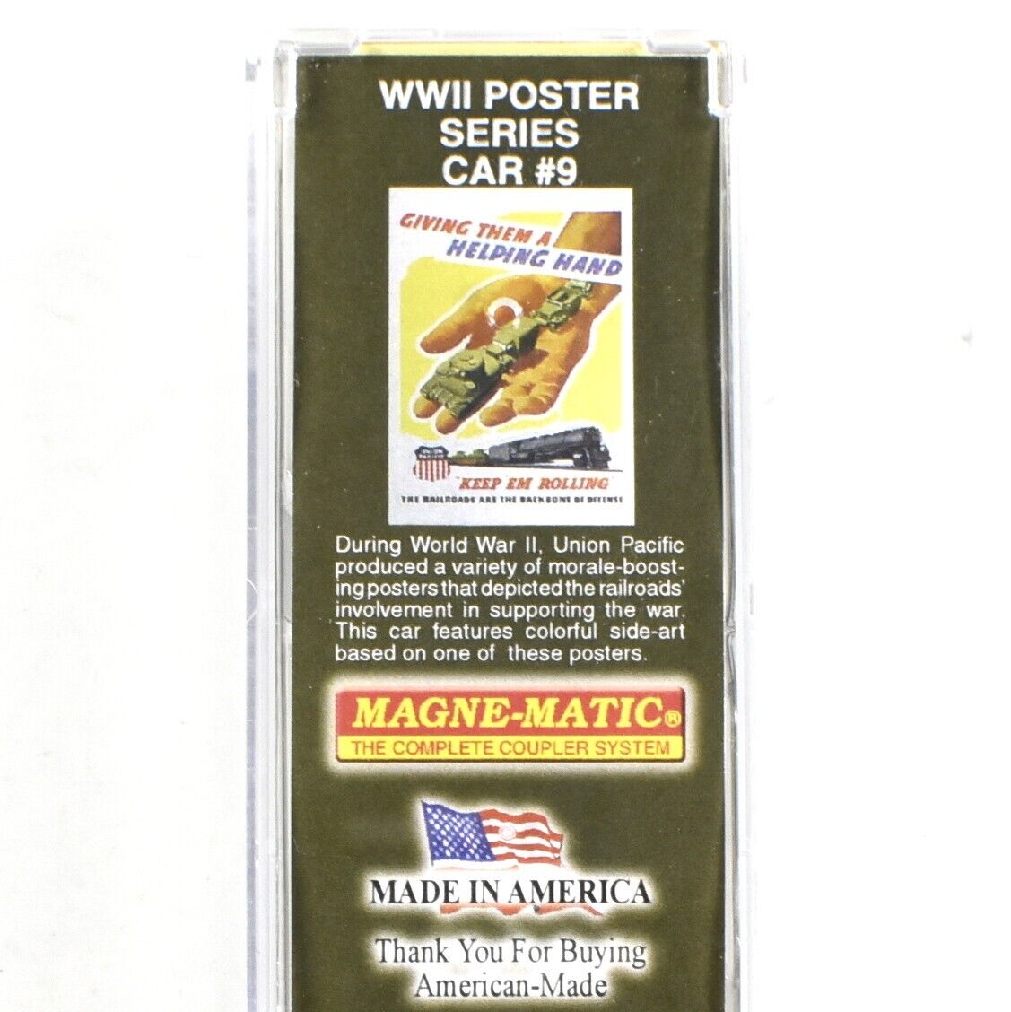N Scale WWII Troop Kitchen *HELPING HAND Poster Art #19419 Micro Trains 11800190
