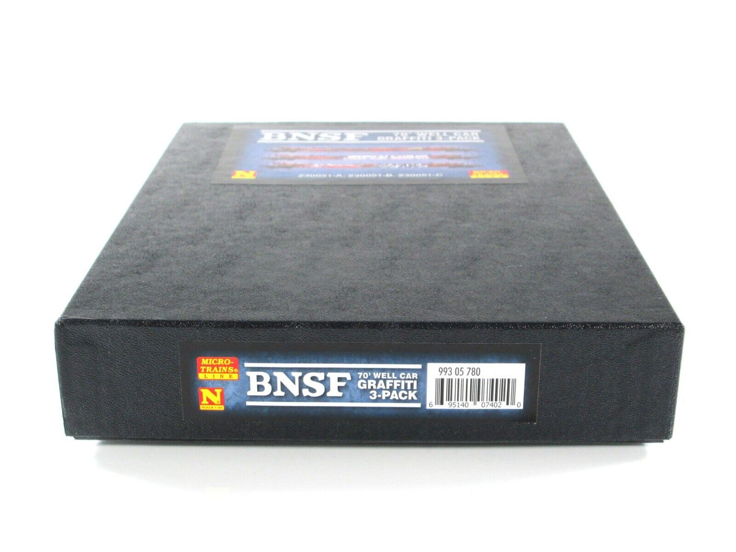 N Scale **BNSF** Weathered & Graffiti 70' Well Car 3-Set - Micro Trains 99305780