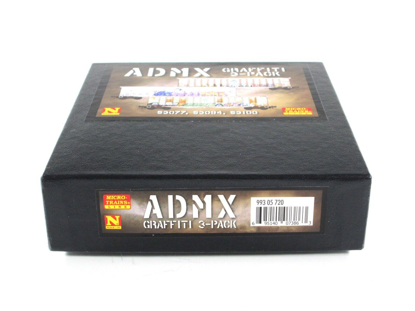 N Scale ***ADMX*** Weathered & Graffiti Hopper 3-Pack Set -Micro Trains 99305720