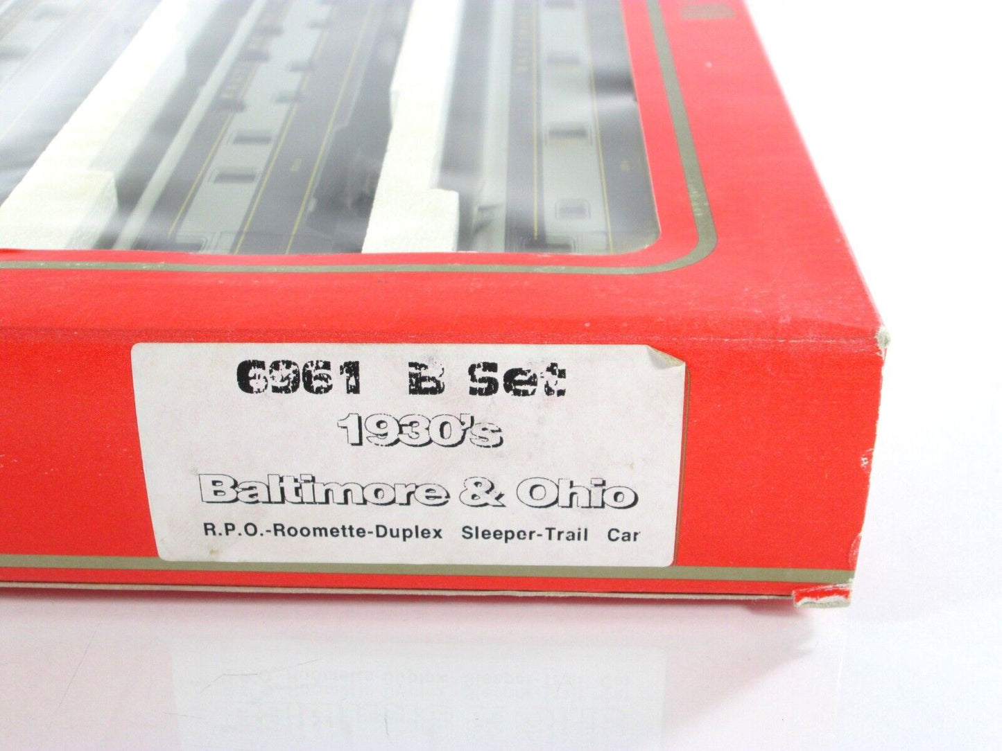 HO Scale ***BALTIMORE & OHIO*** 1930s Passenger 4-Car Set B ----- Rivarossi 6961