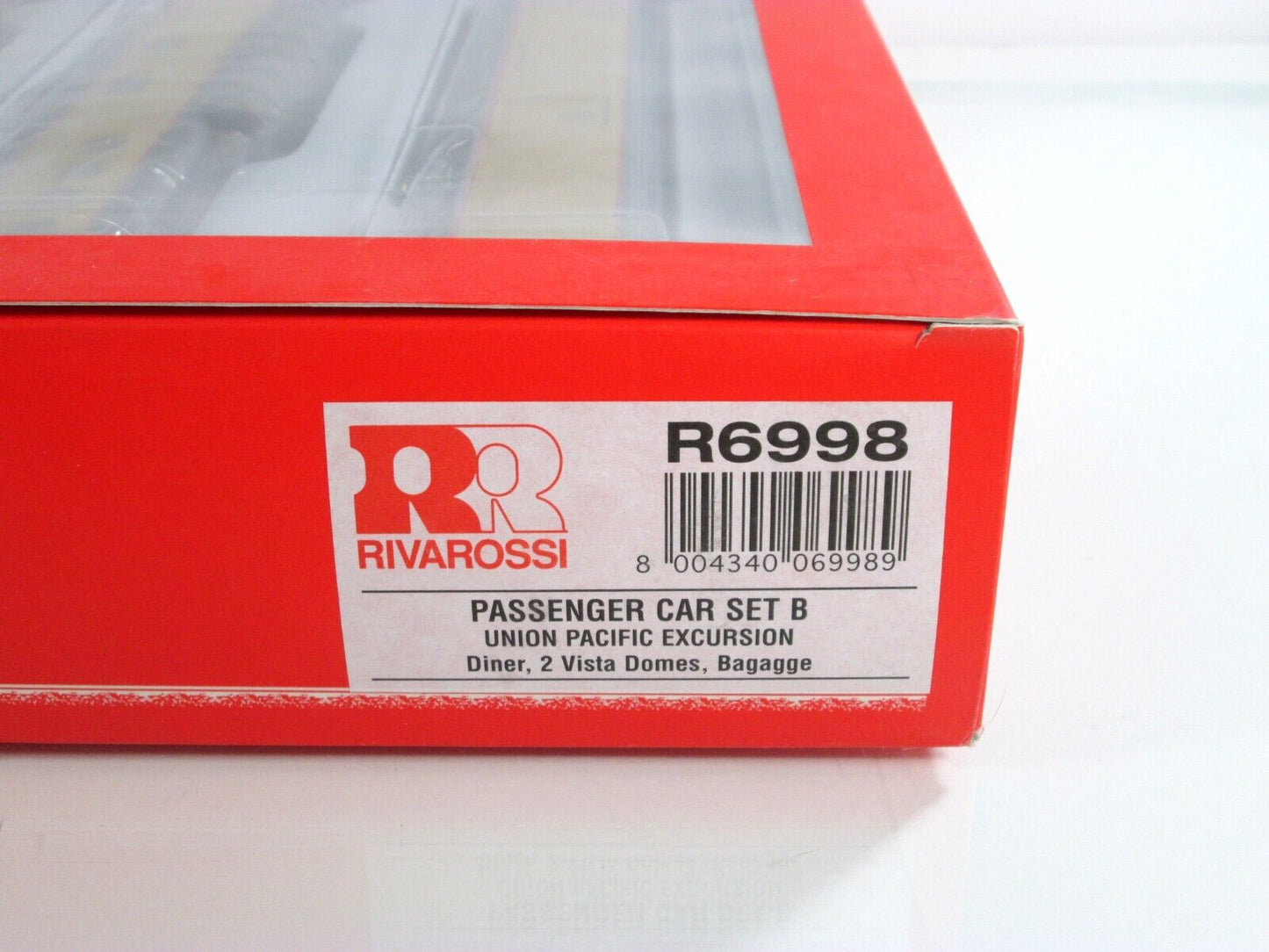 HO Scale *UNION PACIFIC EXCURSION* Passenger Set B -Rivarossi R6998, Knuckle Cpl