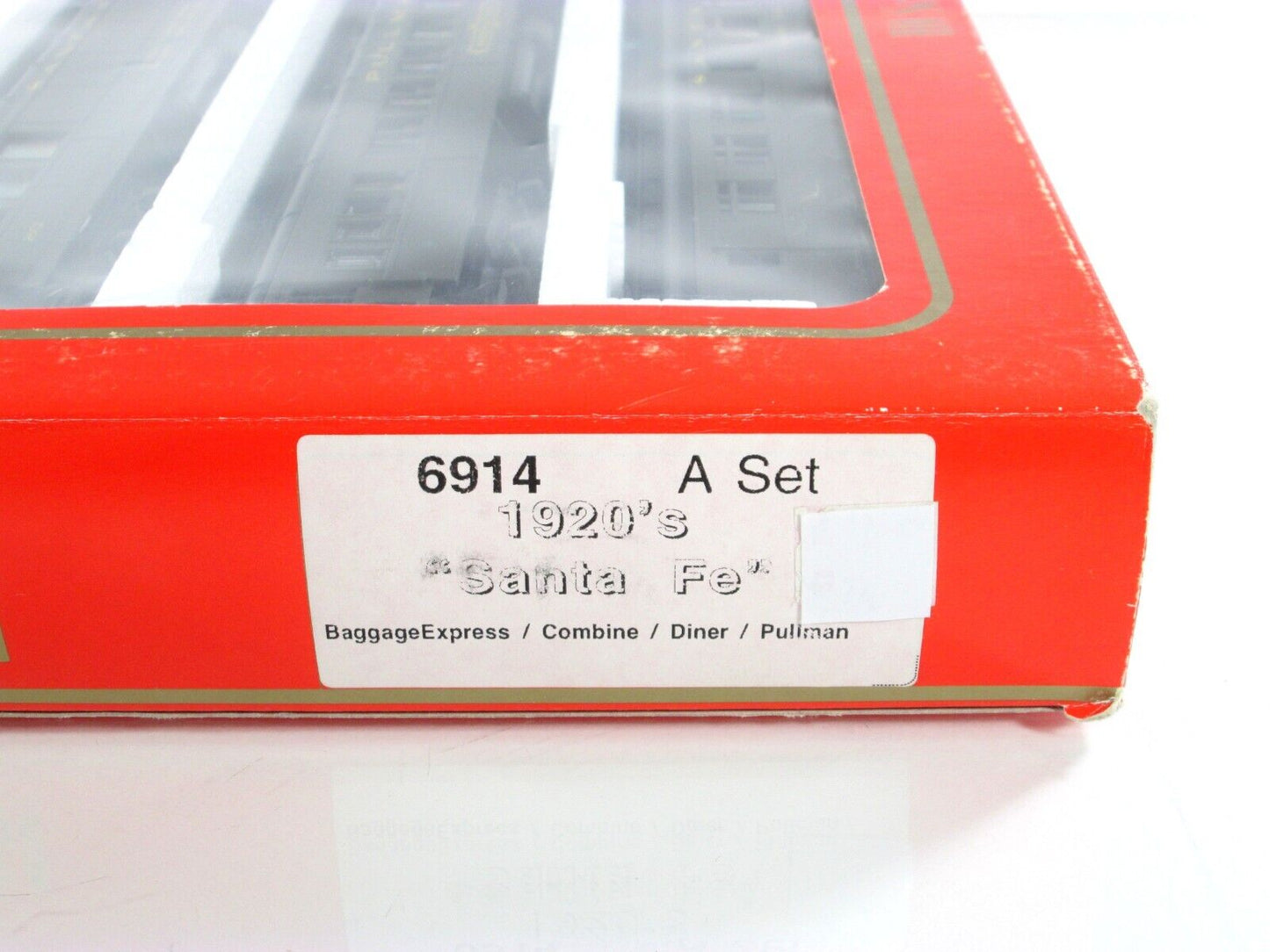 HO Scale ***SANTA FE*** 1920s Passenger Set A - Rivarossi 6914, Knuckle Cplrs