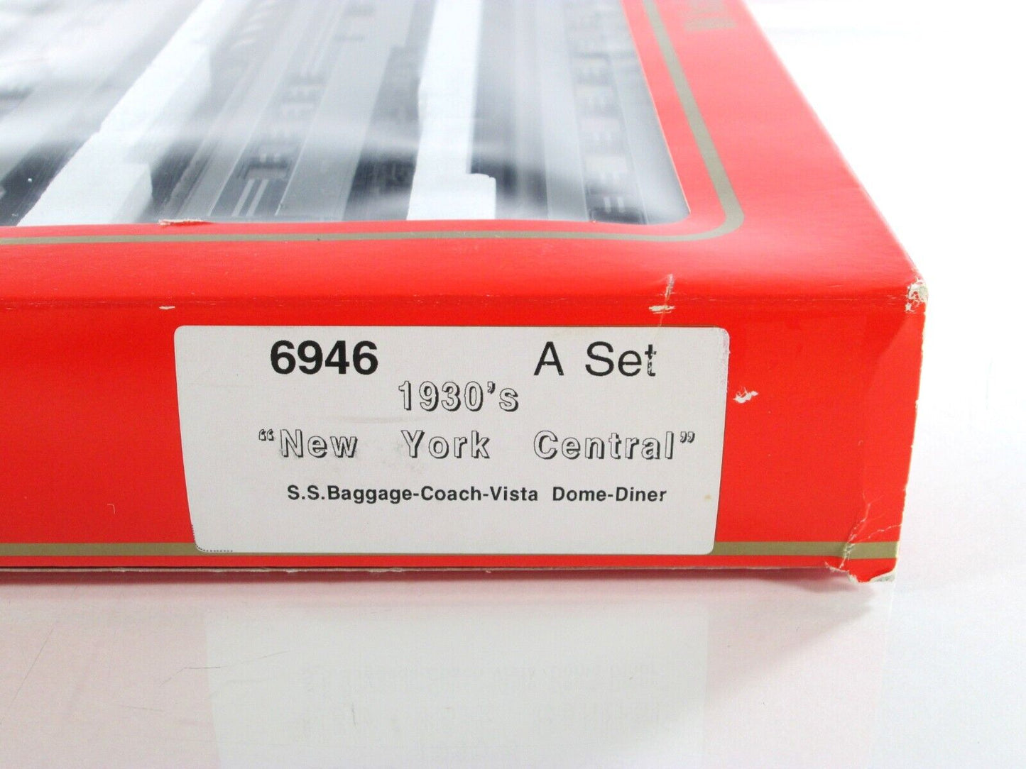 HO Scale ***NEW YORK CENTRAL*** 1930s Gray Passenger 4-Set A ---- Rivarossi 6946