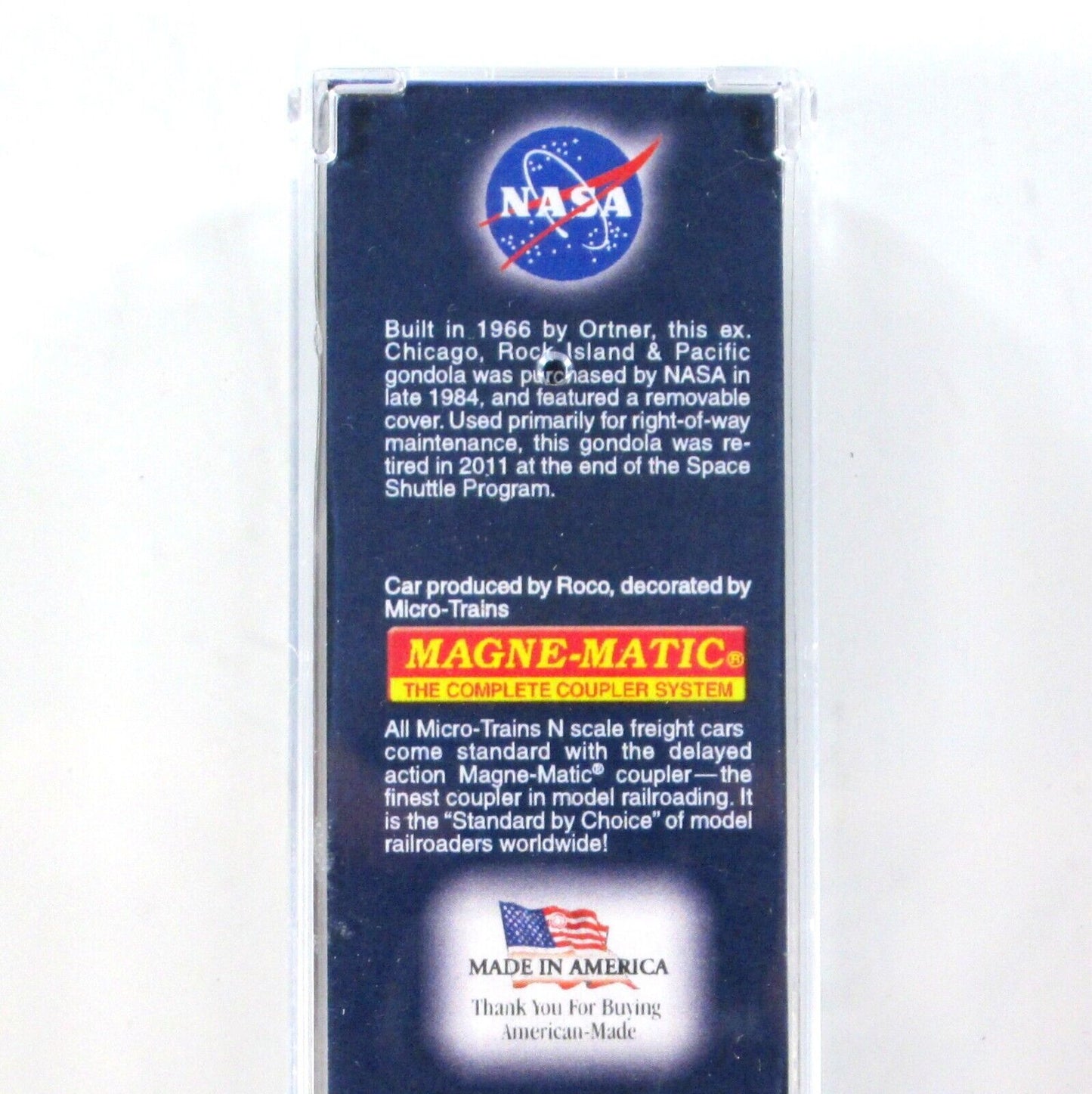 N Scale **NASA** Weathered 50' Covered Gondola, NLAX 178 - Micro Trains 10600130