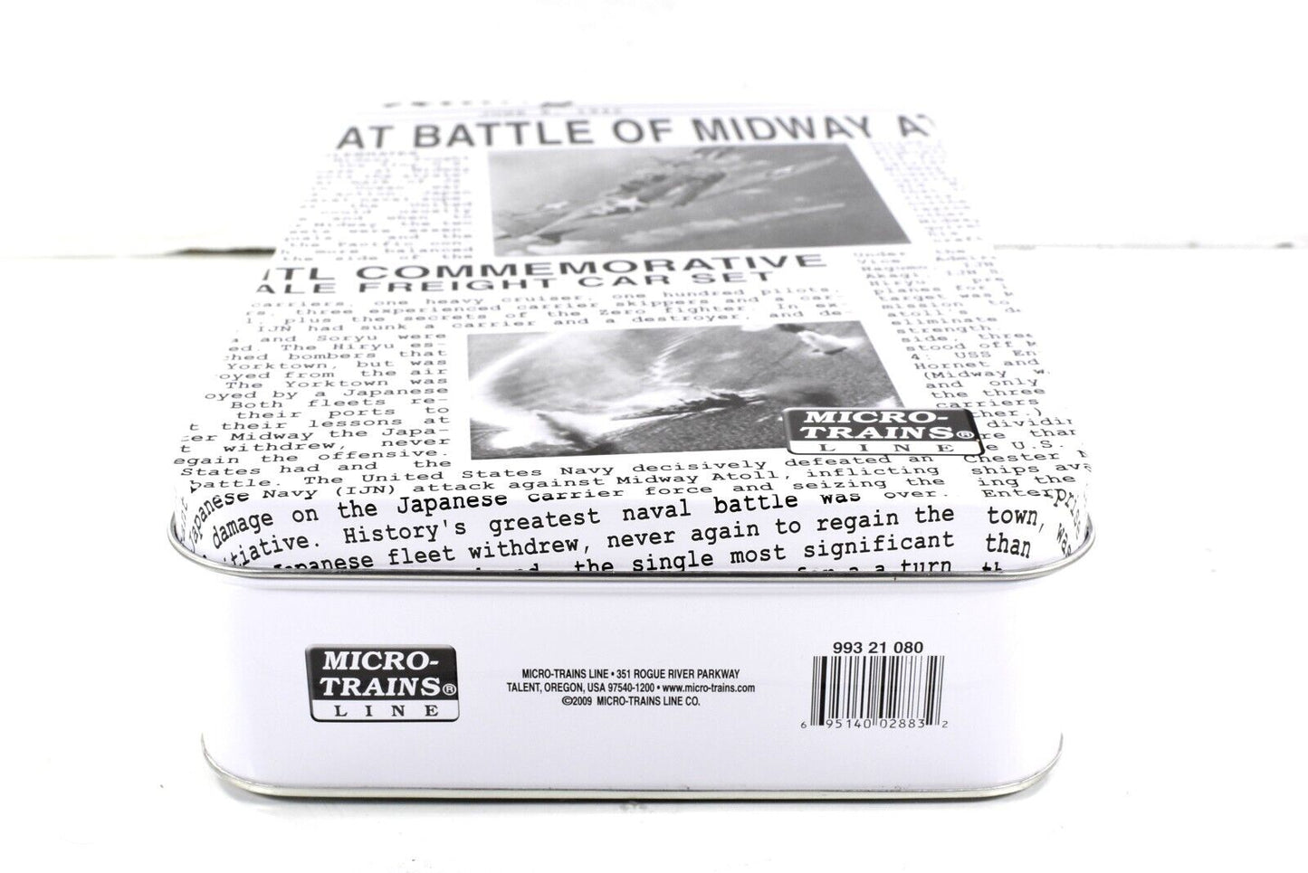 N Scale **BATTLE of MIDWAY** WWII Aircraft Carrier 3-Box Car Set - Micro Trains