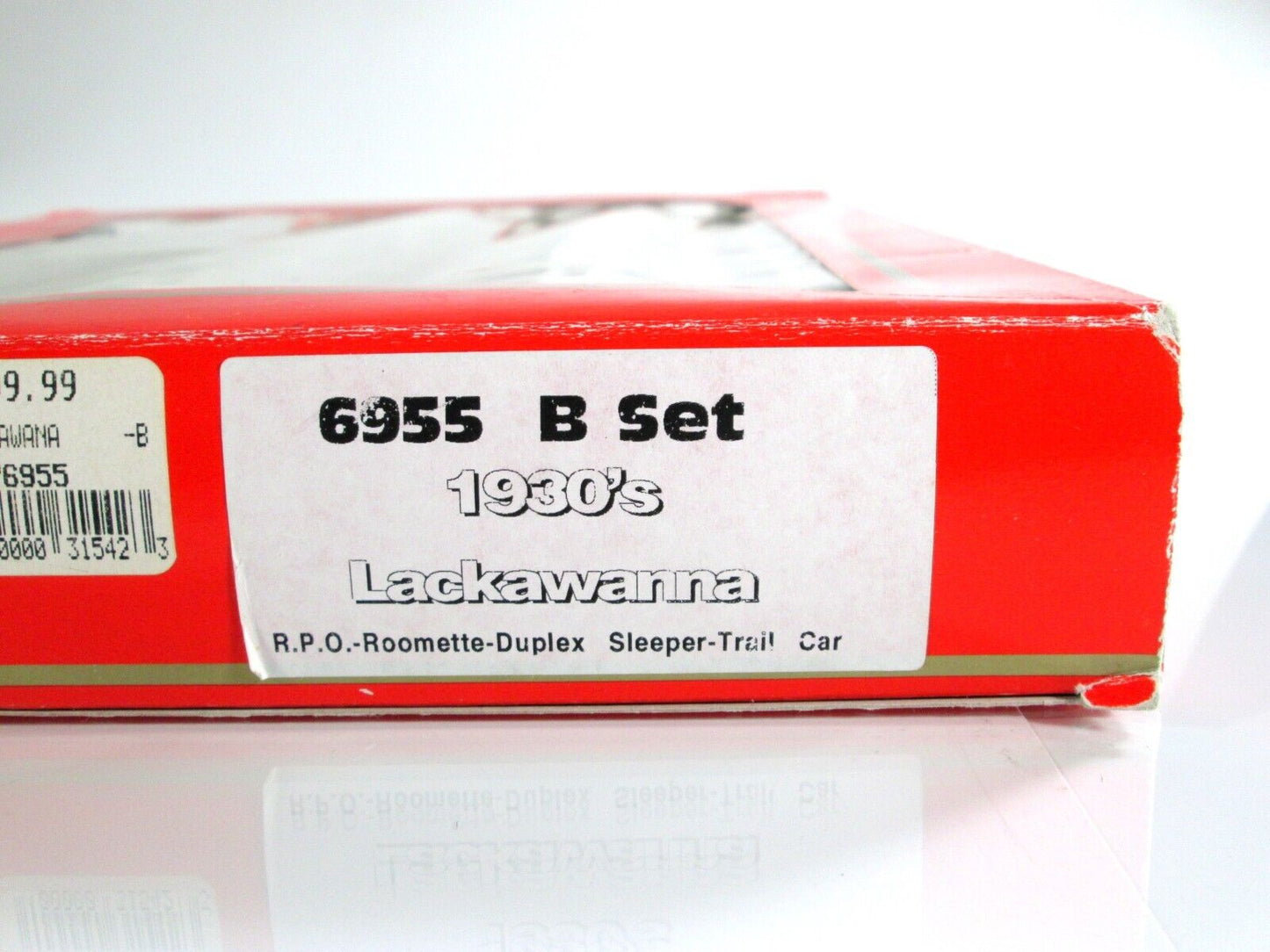 HO Scale ***LACKAWANNA*** 1930s Passenger Set B -- Rivarossi 6955, Knuckle Cplrs