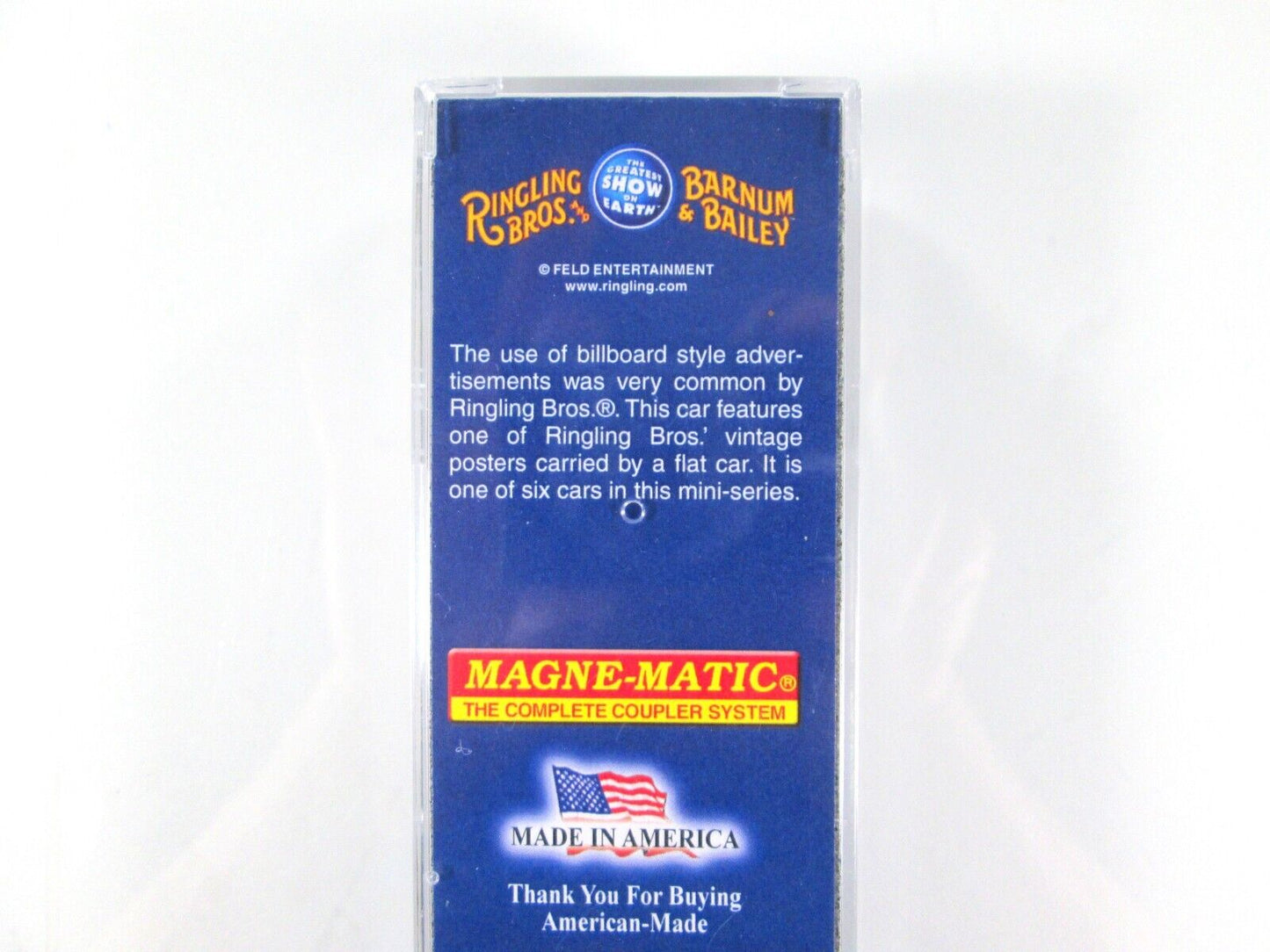 N Scale **RINGLING** Clown Billboard on Flat Car, RBBX 79 -Micro Trains 04500522