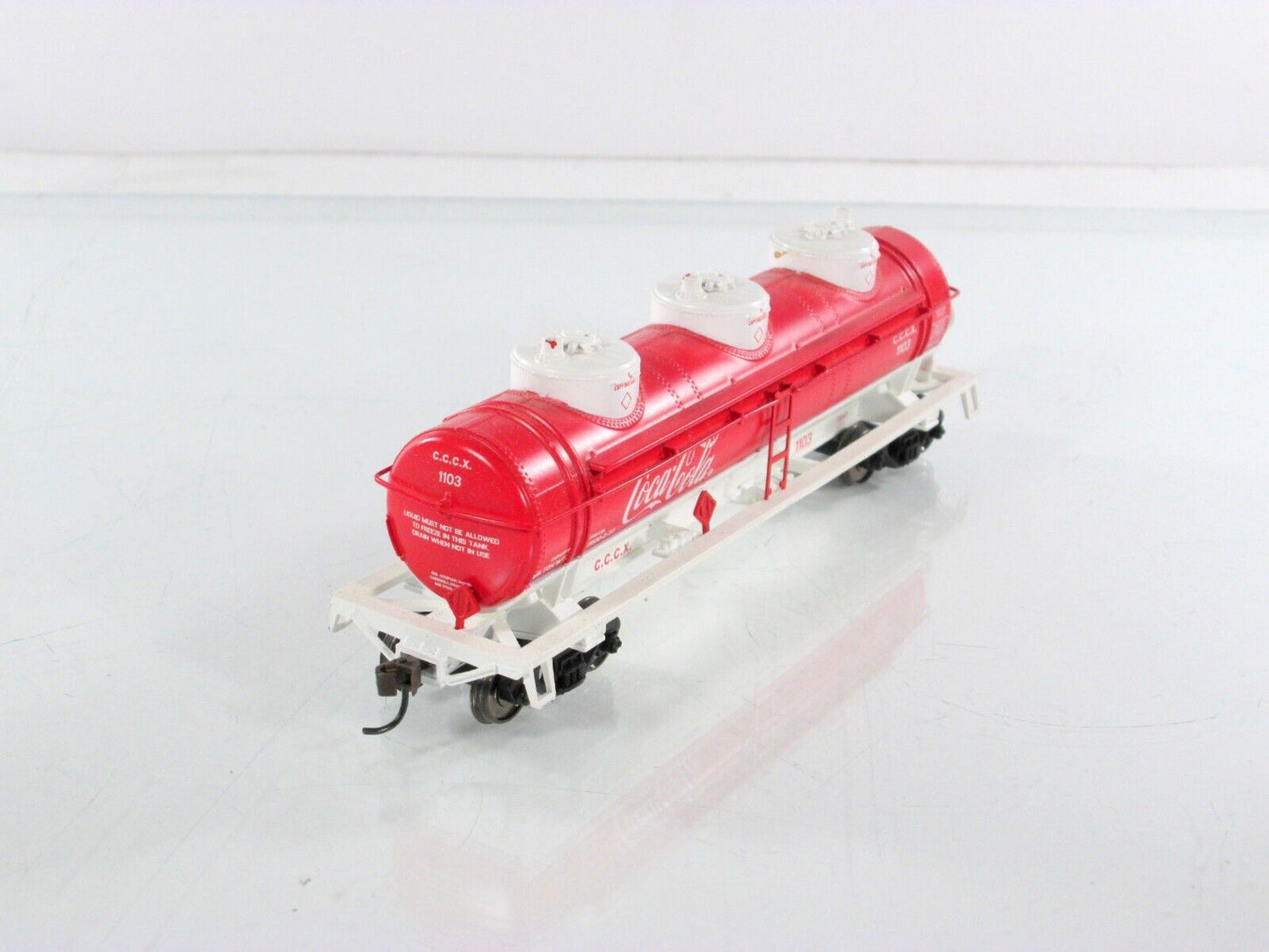 HO Scale **COCA-COLA** Collection Triple Dome Tank Car, CCCX 1103 - Athearn 8352