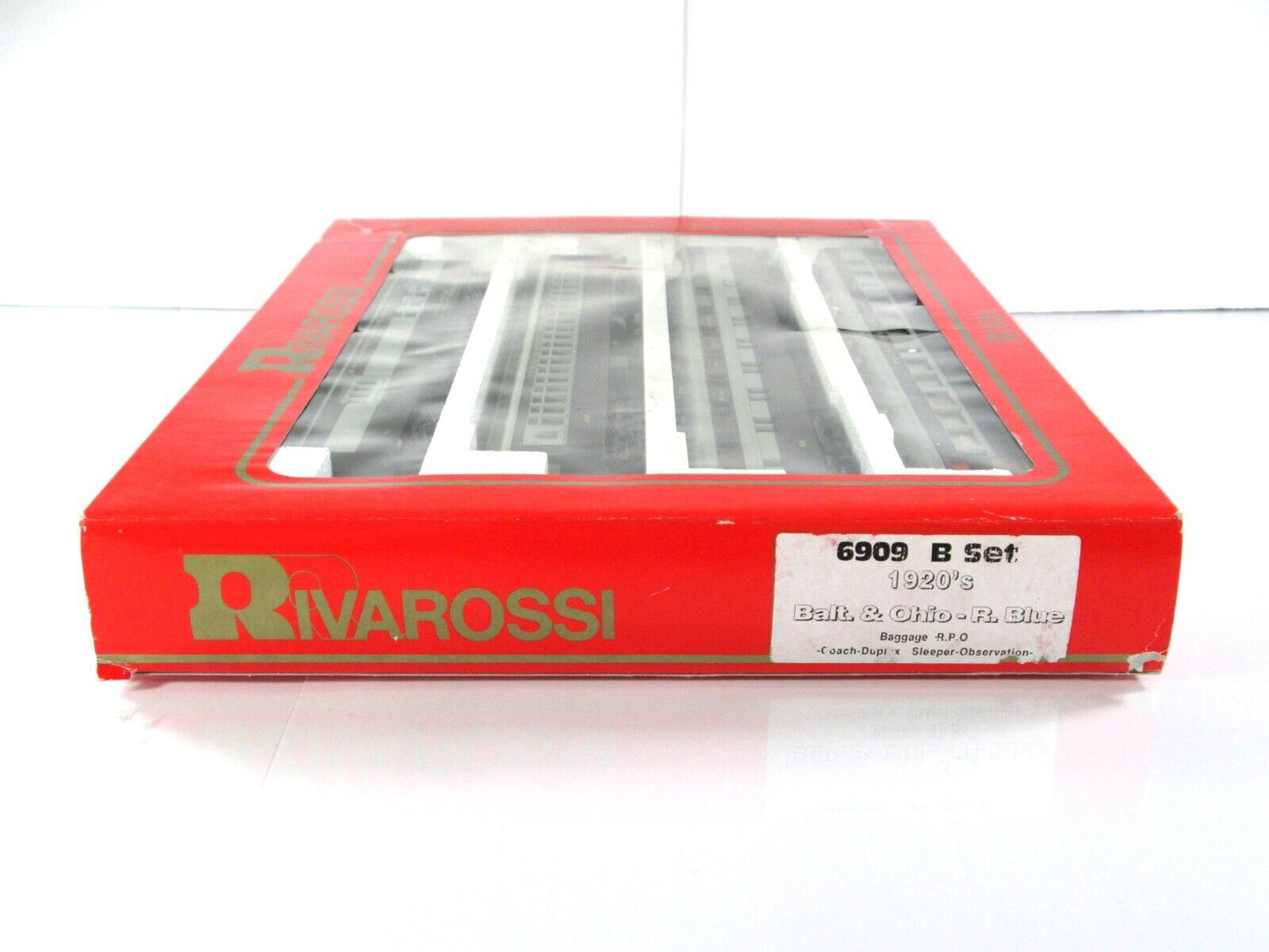 HO Scale ***BALTIMORE & OHIO*** Royal Blue 1920s Passenger Set B -Rivarossi 6909
