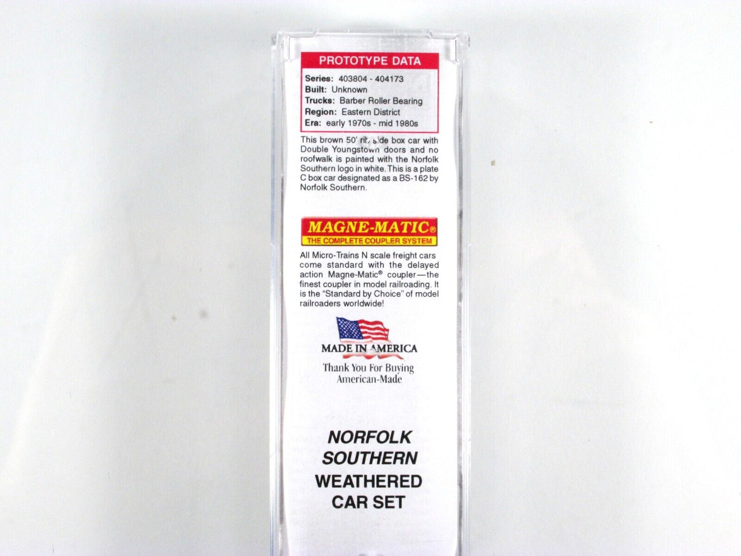 N Scale **NORFOLK SOUTHERN *HALLOWEEN** Graffiti Box Car - Micro Trains 03050220