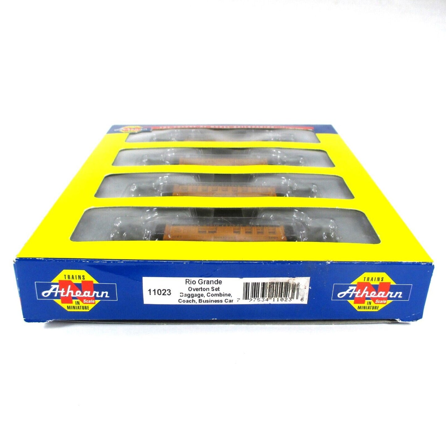N Scale **DENVER RIO GRANDE** Silverton Old-Time Overton 4-Pack - Athearn 11023