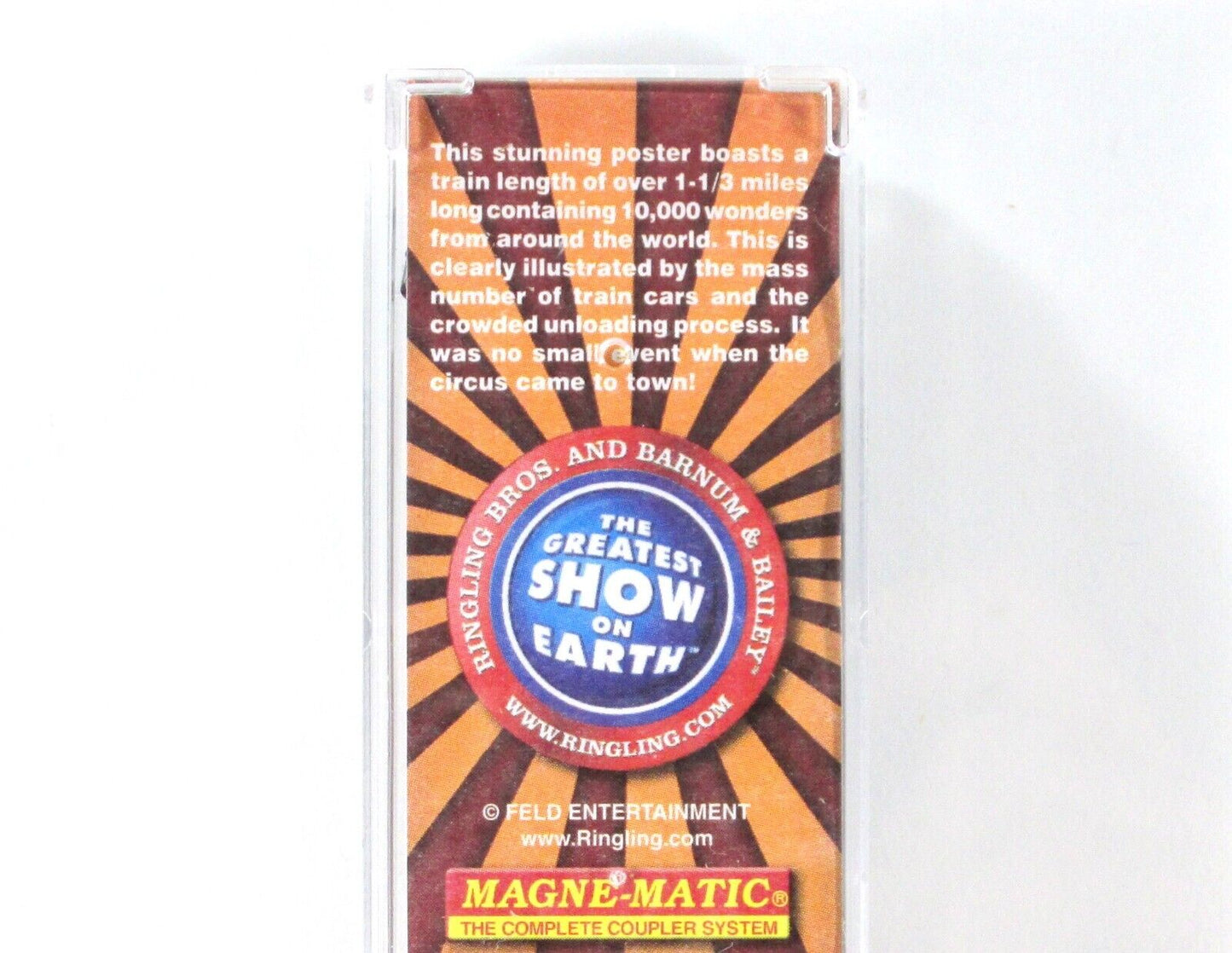 N Scale ***RINGLING CIRCUS*** Billboard Car #9 Box Car -- Micro Trains 04700409