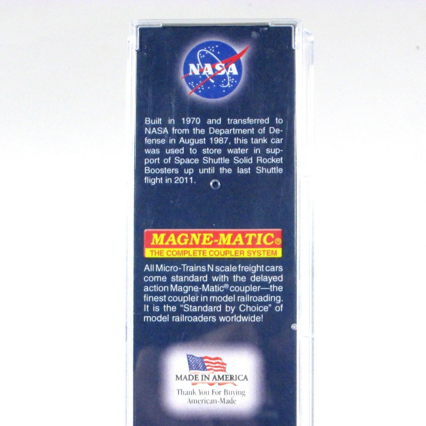 N Scale **NASA** Weathered 56' Tank Car, Series #4 - Micro Trains 110002160