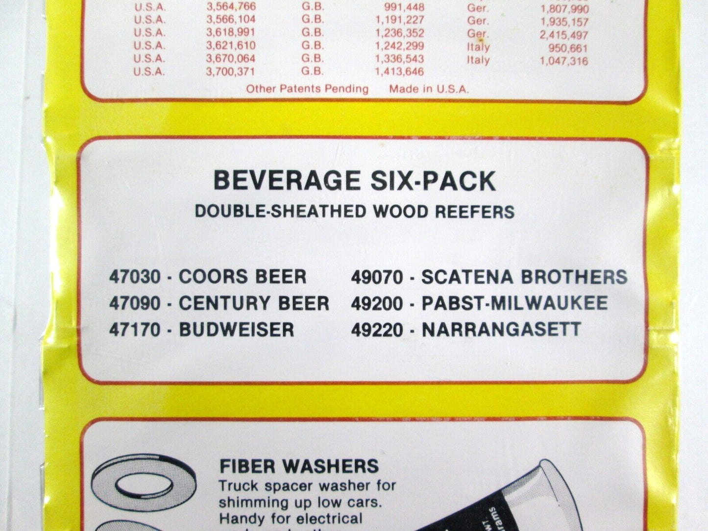 N Scale ***BREWERY, WINERY*** Beverage Reefer 6-Pack -- Kadee Micro Trains 47032
