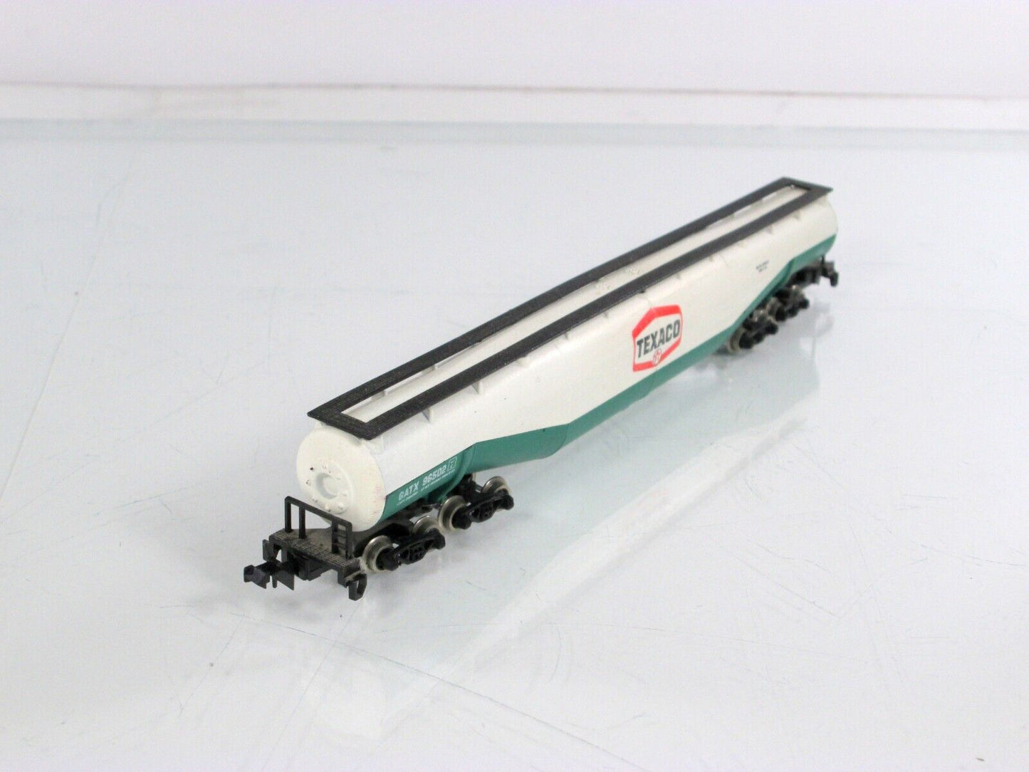 N Scale ***TEXACO*** 94' Jumbo Whale Belly Tank Car, GATX 96502 ----- Atlas 3112