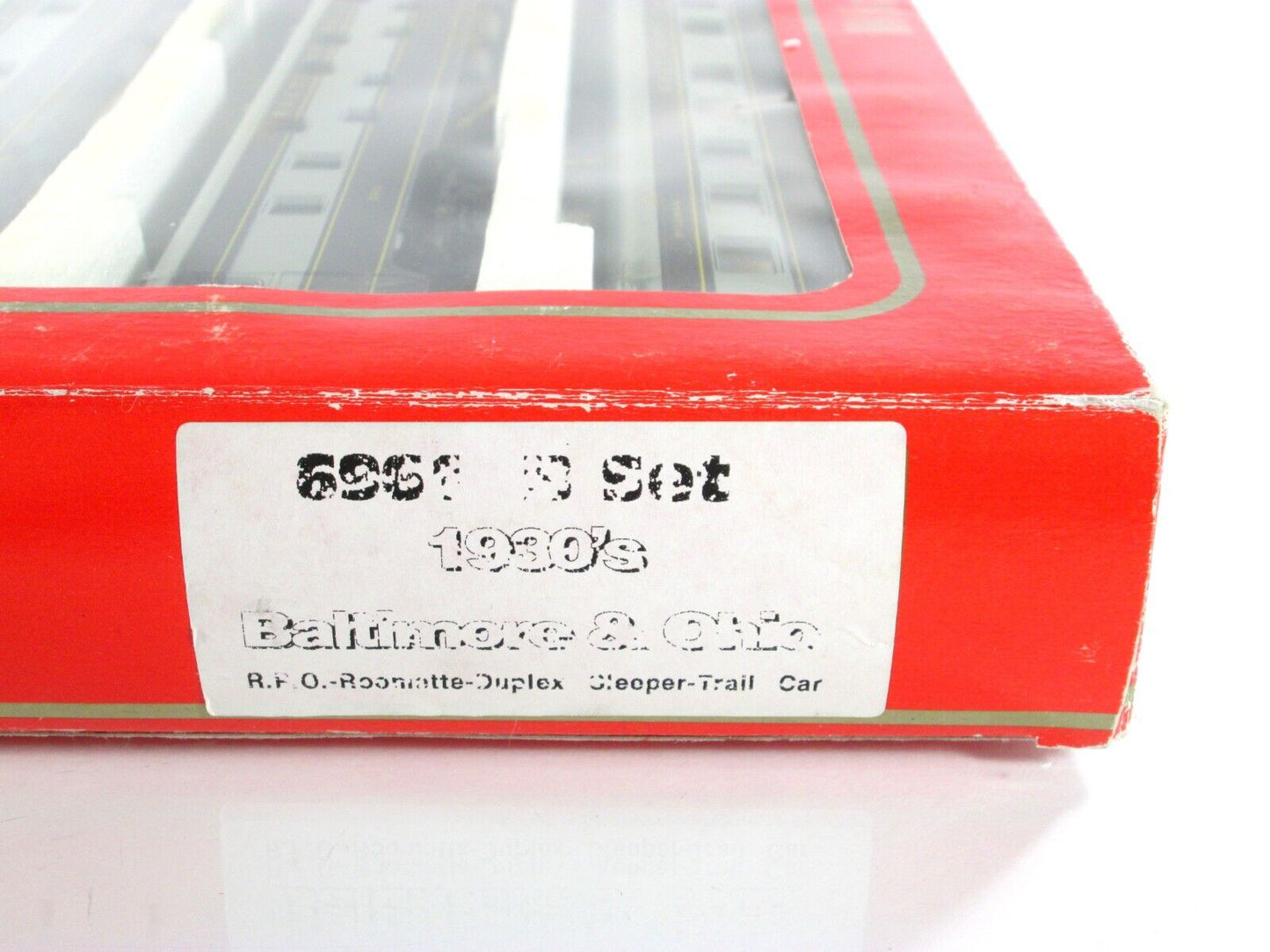 HO Scale ***BALTIMORE & OHIO*** 1930s Passenger 4-Car Set B --- Rivarossi 6961