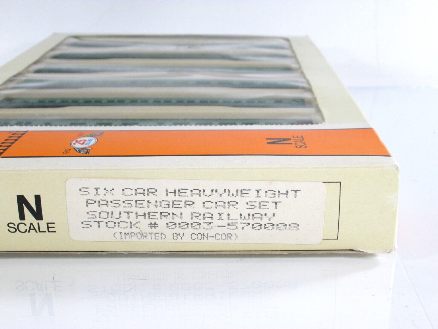 N Scale SOUTHERN RAILWAY Heavyweight Passenger Car 6-Pack Set --- Con-Cor 570008