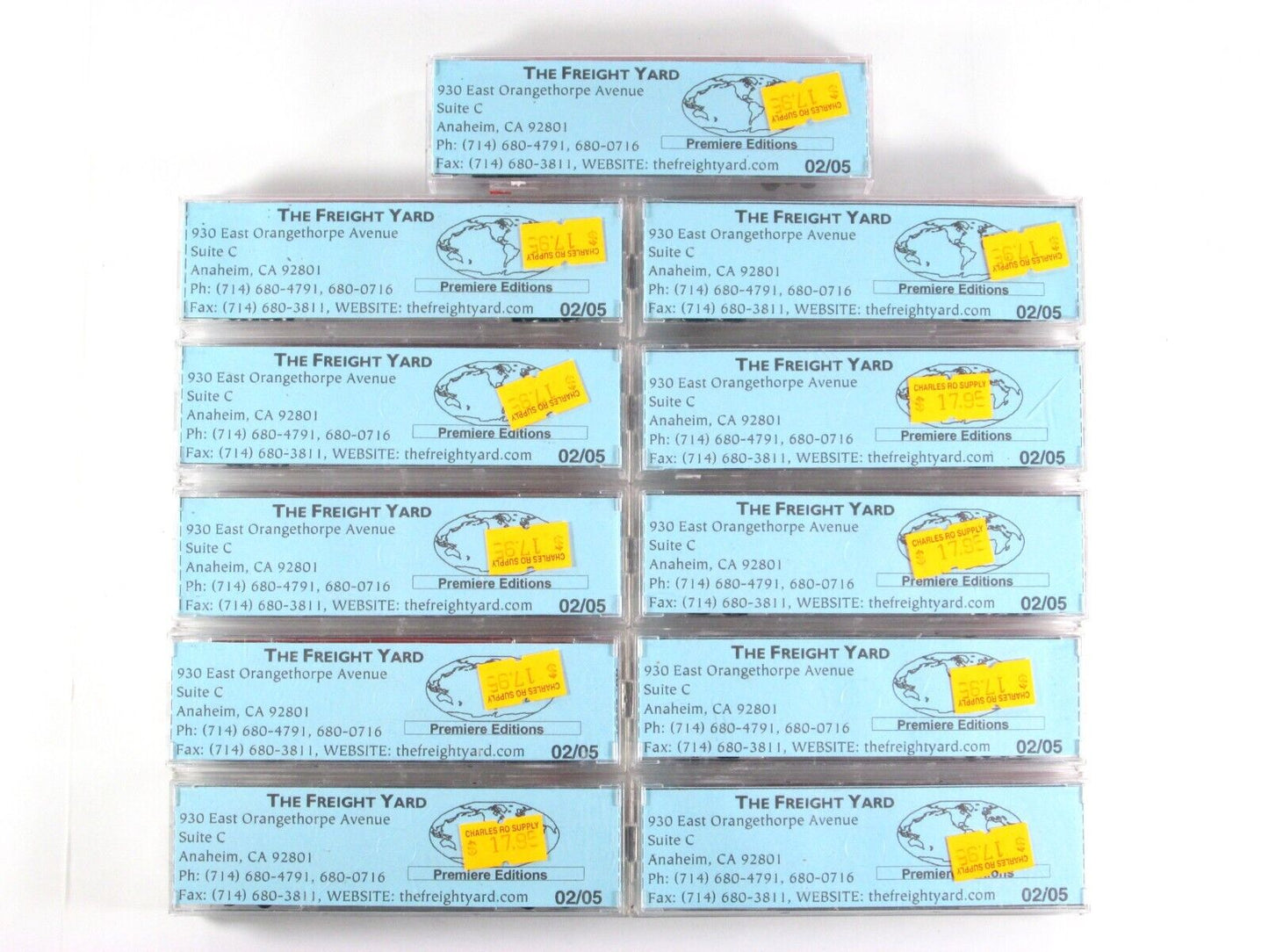 N Scale ***NEW HAVEN*** 50' Box Car 11-Pack - Premiere Editions 2563, MTL **RARE