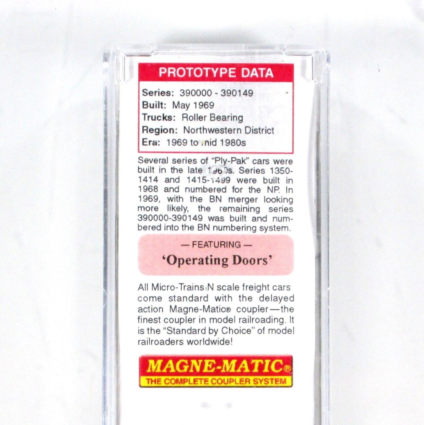 N Scale *NORTHERN PACIFIC* Weathered 50' Box Car #390085 - Micro Trains 03044210