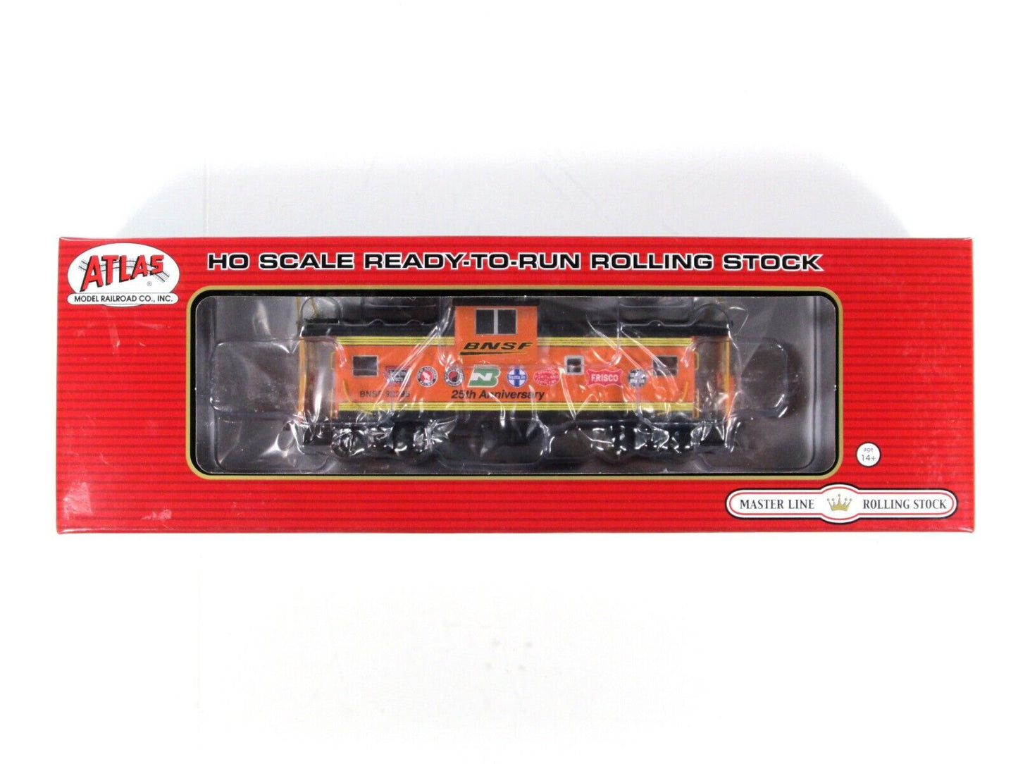 HO Scale ***BNSF*** 25th Anniversary Caboose #92295 - Atlas Master TWTL01 **RARE
