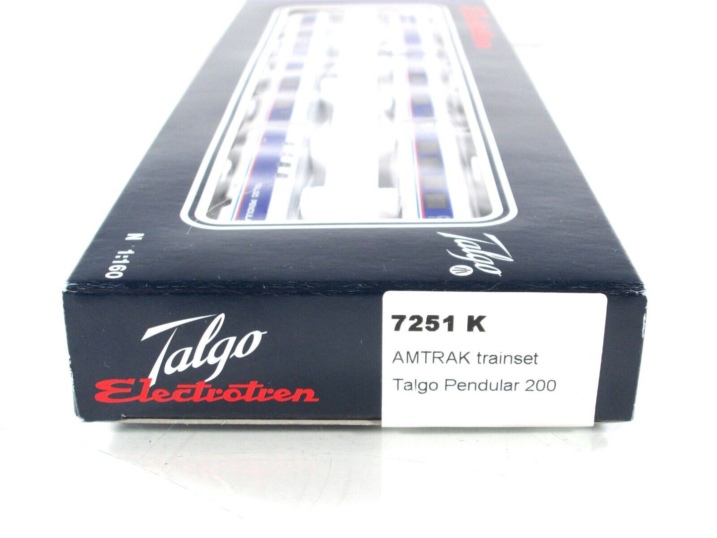 N Scale ***AMTRAK TALGO PENDULAR*** 200 Passenger 6-Car Set - Electrotren 7251 K