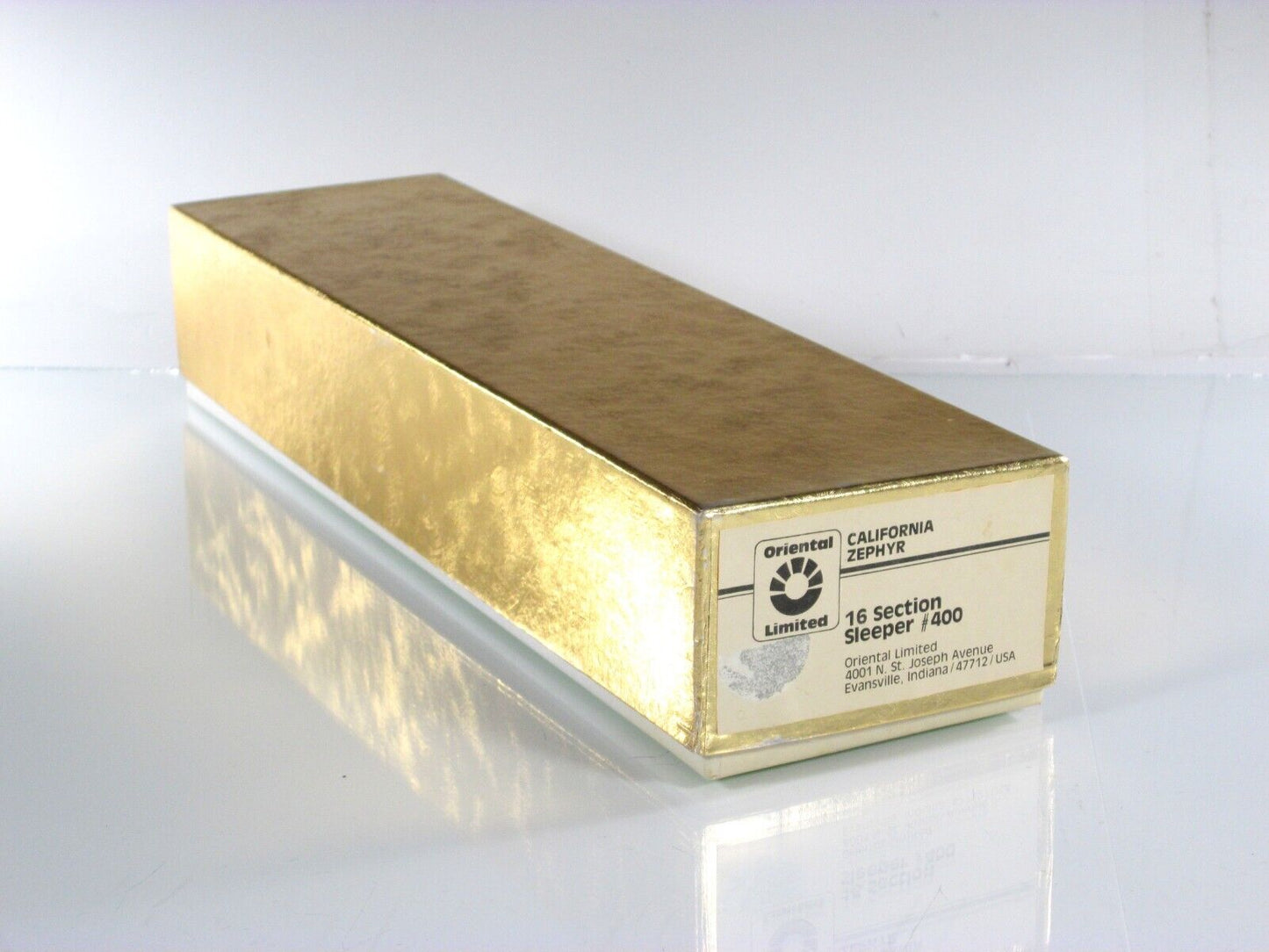 HO Scale BRASS *CALIFORNIA ZEPHYR* 16 Section Sleeper #400 ---- ORIENTAL LIMITED